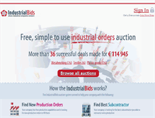 Tablet Screenshot of industrialbids.eu